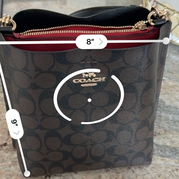 Coach small bucket shoulder bag in the signature canvas - Picture 5 of 5